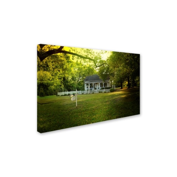 Jai Johnson 'River Cottage In Summer' Canvas Art,12x19